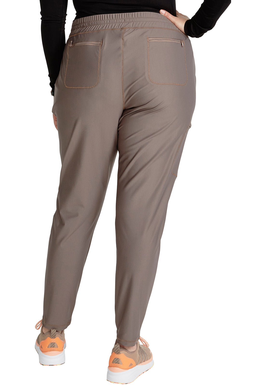 Cherokee CK248A Mid Rise Tapered Leg Cargo Scrub Tall Pant For Women