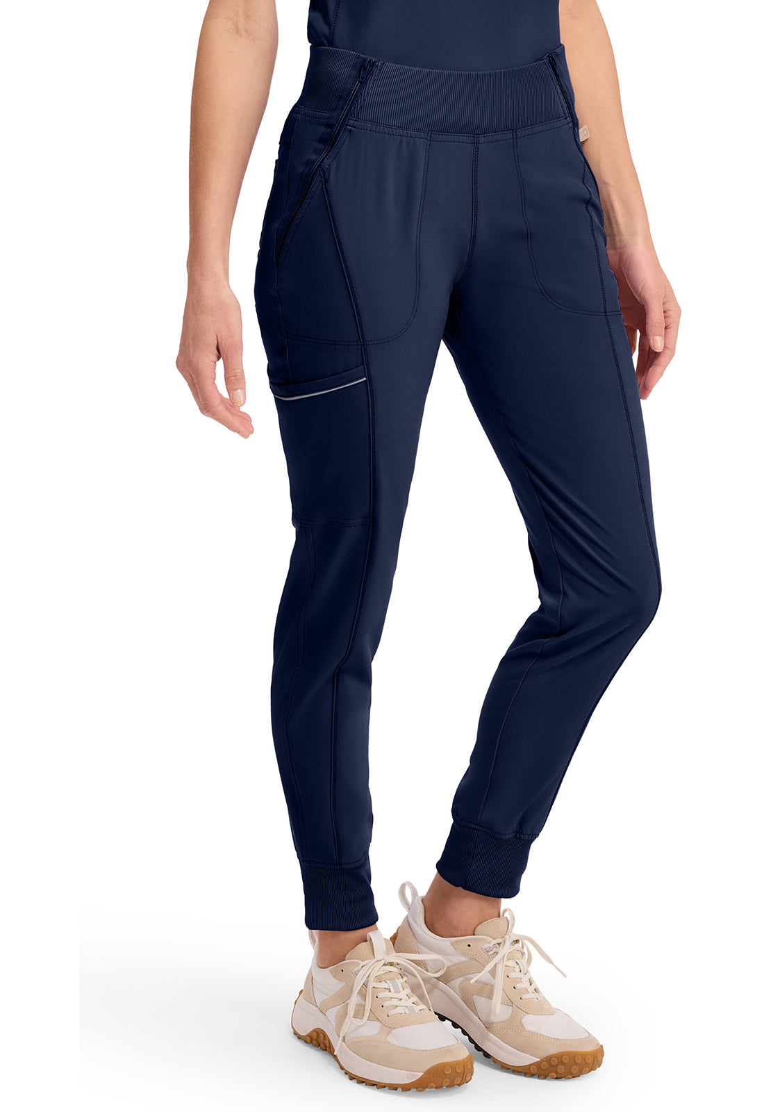 Infinity Mid Rise Zipper Scrub Jogger