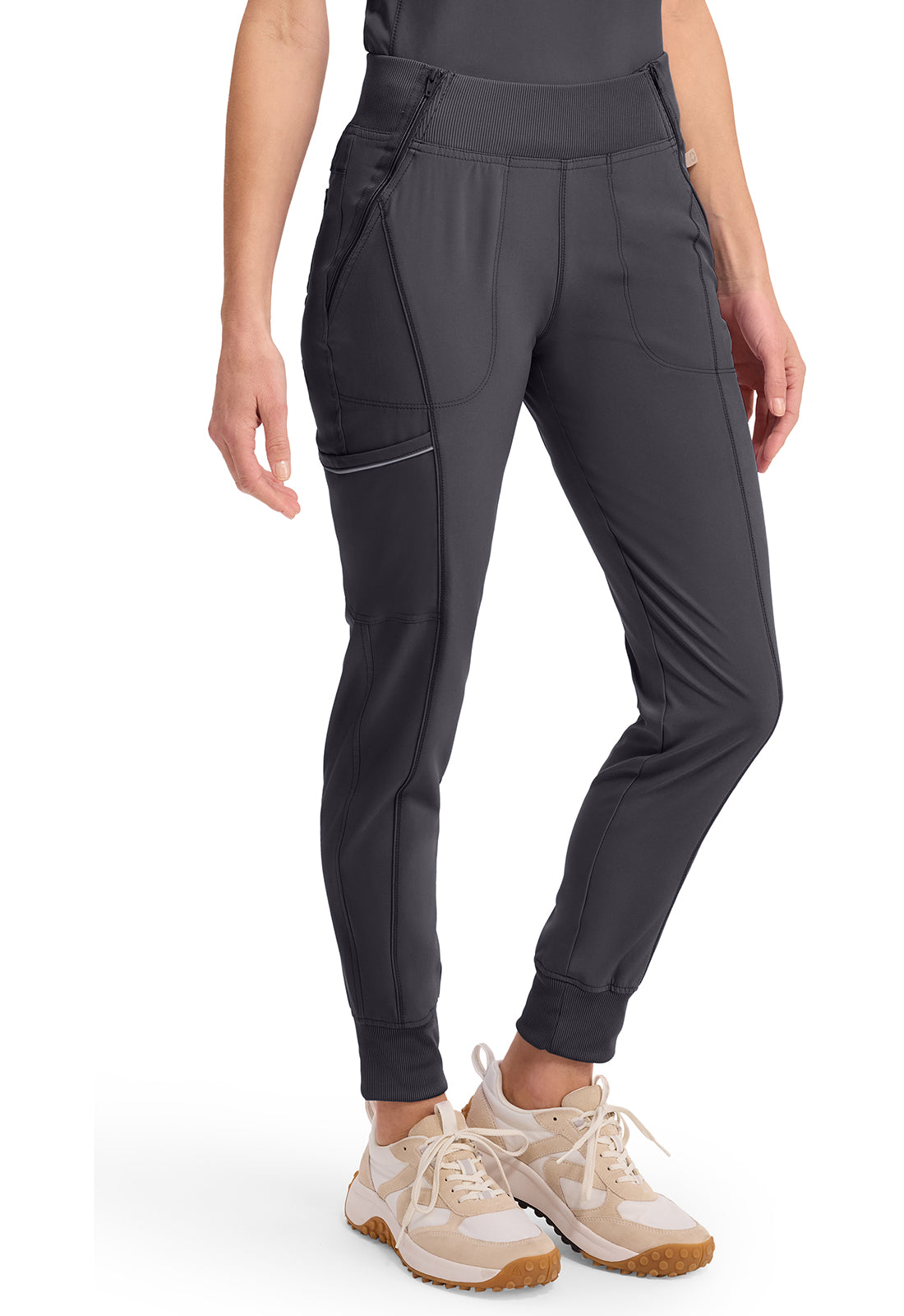 Infinity Mid Rise Zipper Scrub Jogger