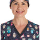 Cherokee Unisex Scrub Cap Scrub Cap Cherokee Prints Owl I Need Is Coffee  