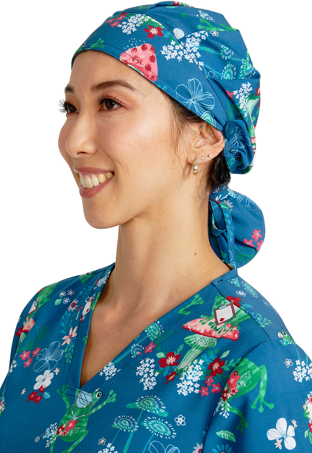 Cherokee Unisex Bouffant Scrub Hat Scrub Cap Cherokee Licensed   