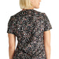 Cherokee Prints | V-Neck Tuckable Print Top in Sweetheart Geo Women's Print Scrub Top Cherokee Prints   