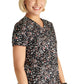 Cherokee Prints | V-Neck Tuckable Print Top in Sweetheart Geo Women's Print Scrub Top Cherokee Prints   