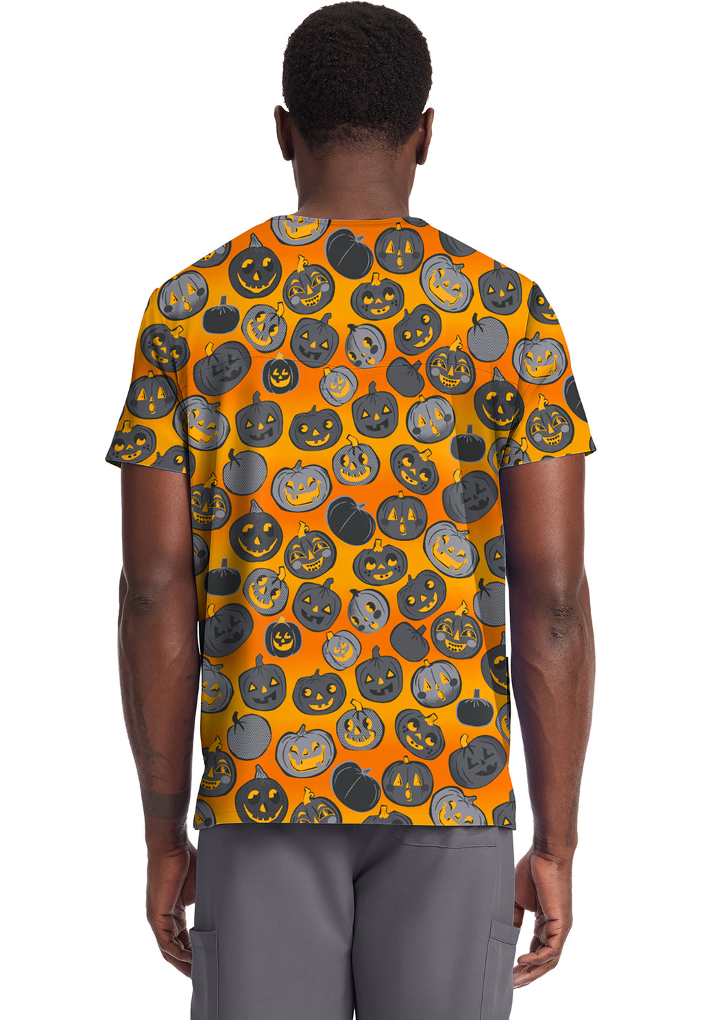Happy Pumpkins Unisex Scub Top