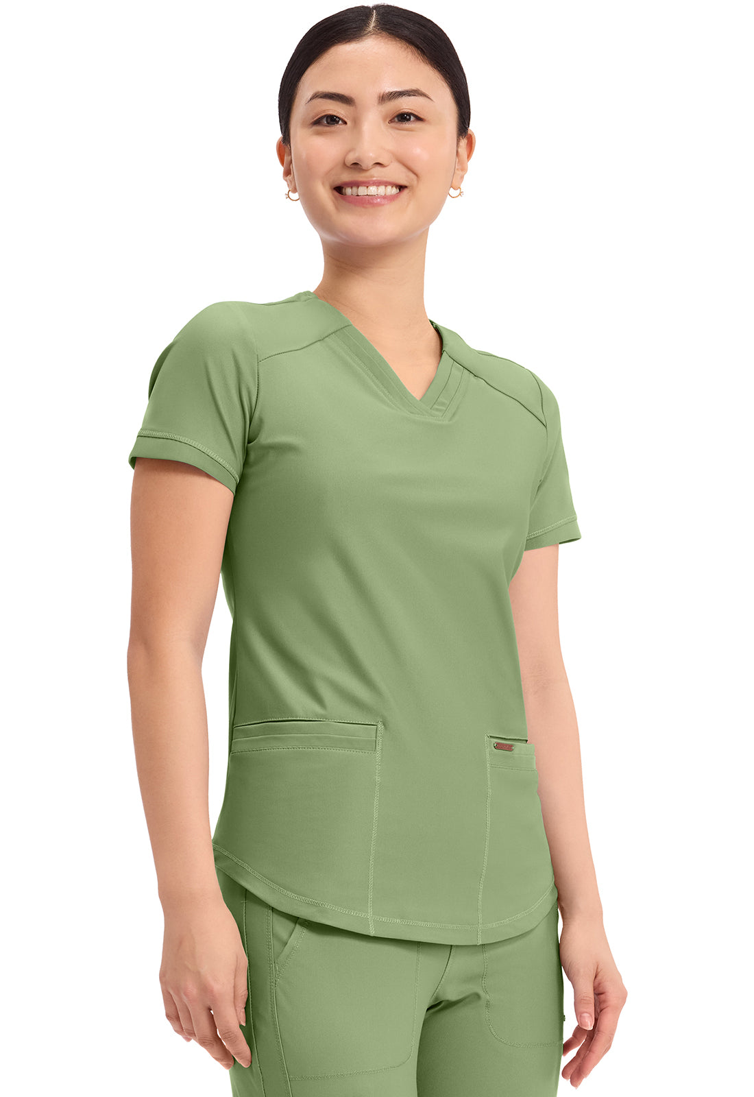 Cherokee Form V-Neck Scrub Top – Ultra Stretch Women's Scrub Top Cherokee Form