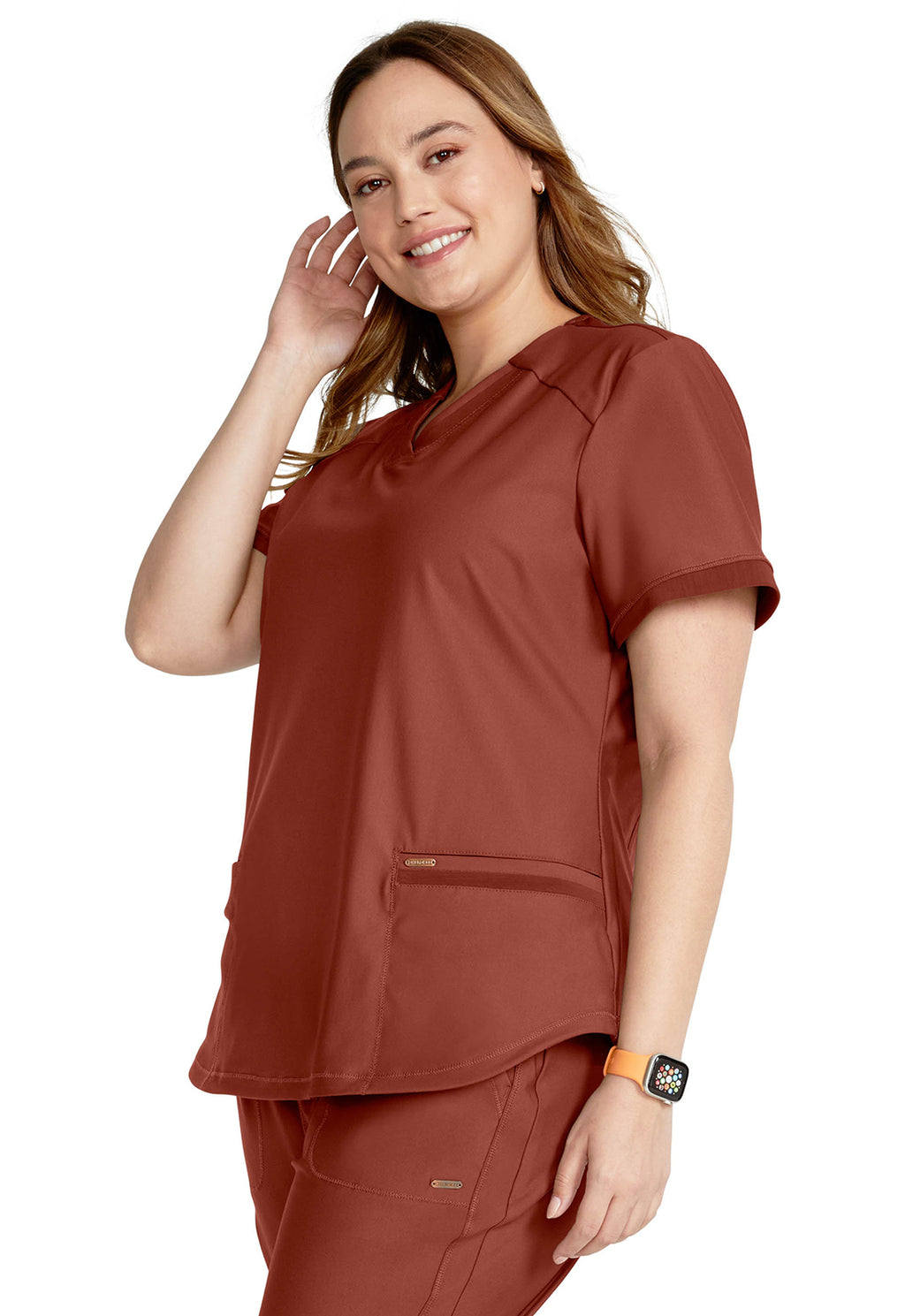 Cherokee Form V-Neck Scrub Top – Ultra Stretch Women's Scrub Top Cherokee Form