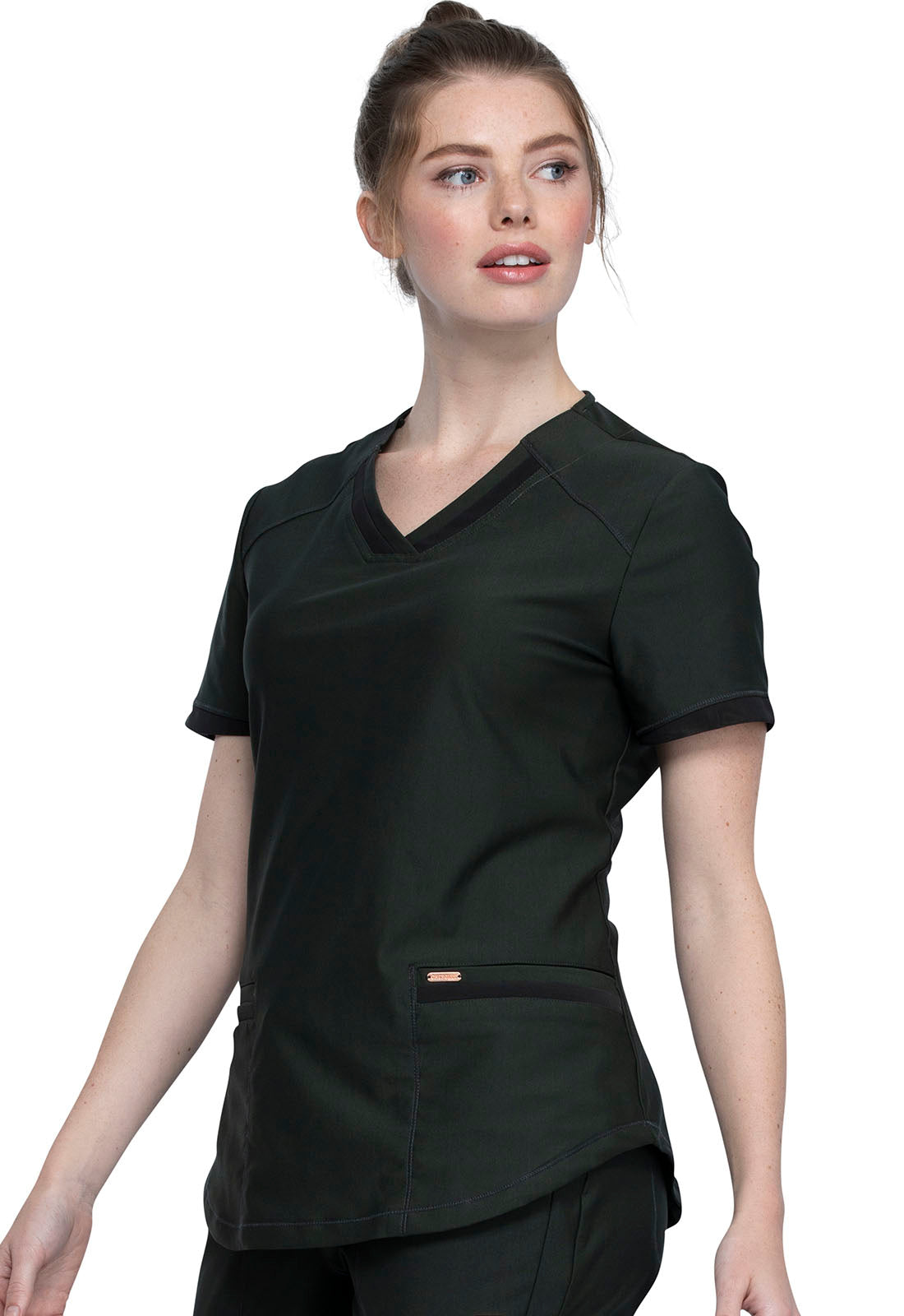 Form Ultra-Stretch V-Neck Scrub Top Women's Scrub Top Cherokee Form