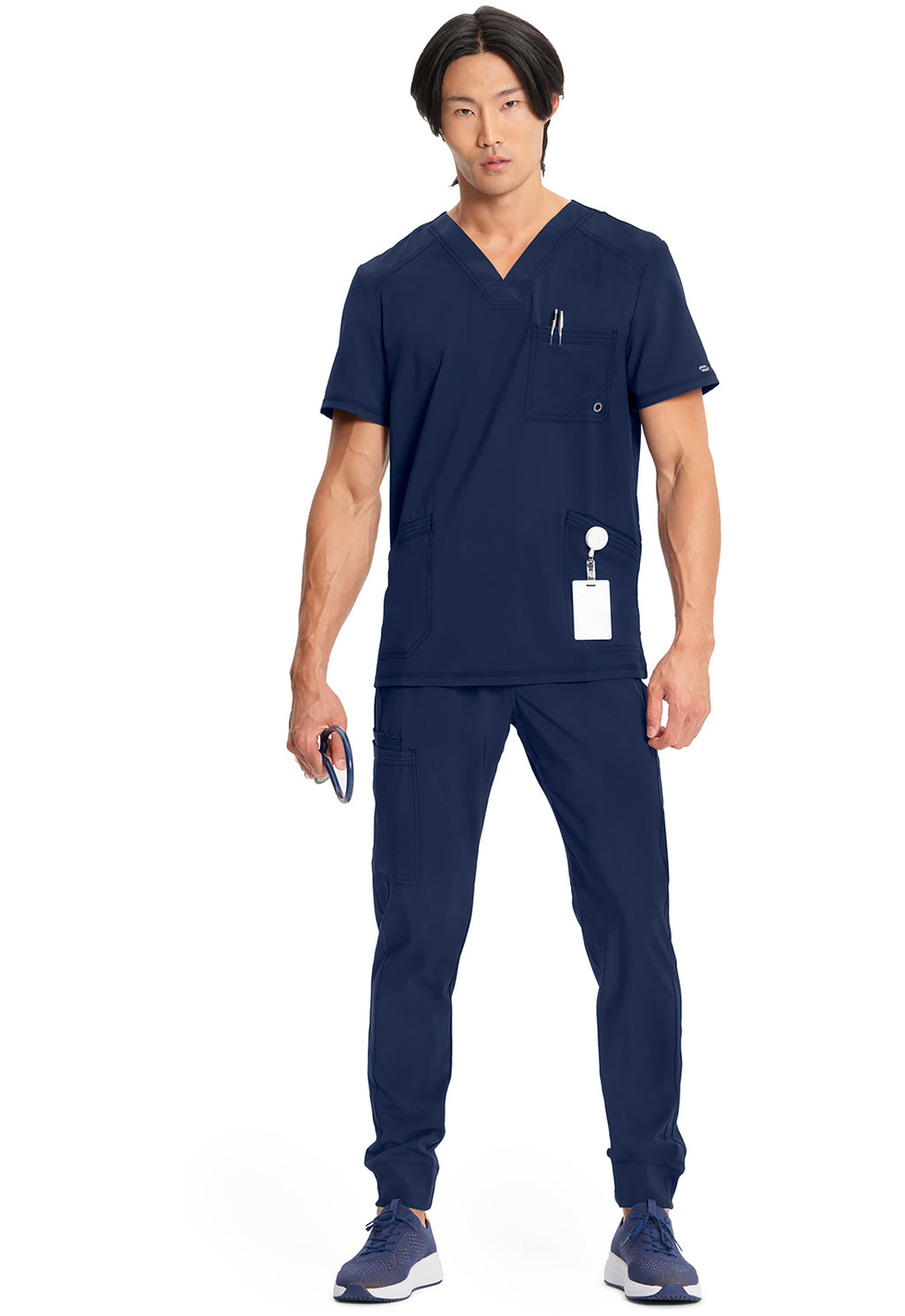 Infinity Men's V-Neck Scrub Top Men's Scrub Top Cherokee Infinity