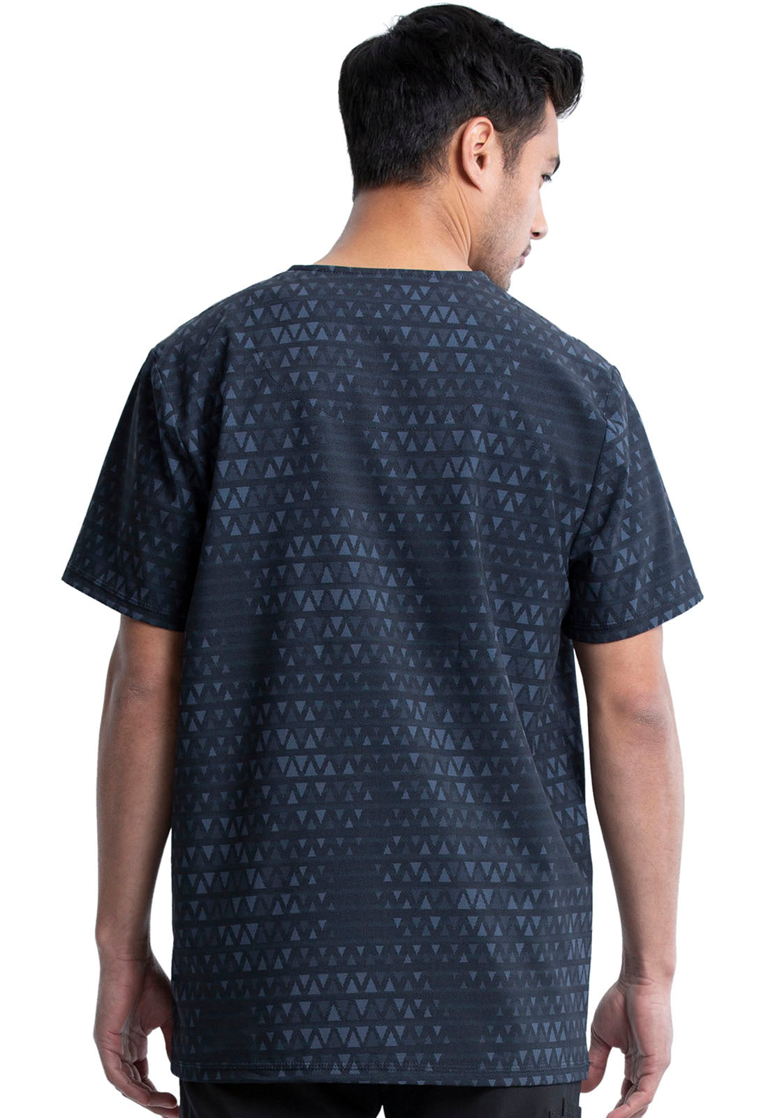 Cherokee Infinity - Men's Print Scrub Top Men's Printed Scrub Top Cherokee Infinity   