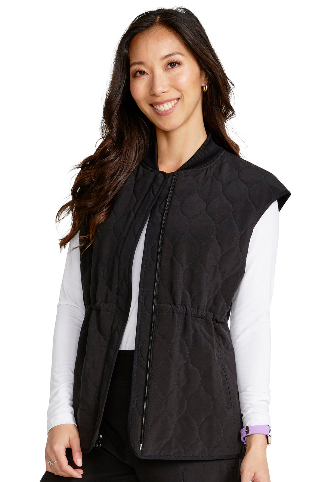 Allura - Quilted Scrub Vest Women's Scrub Vest Allura   