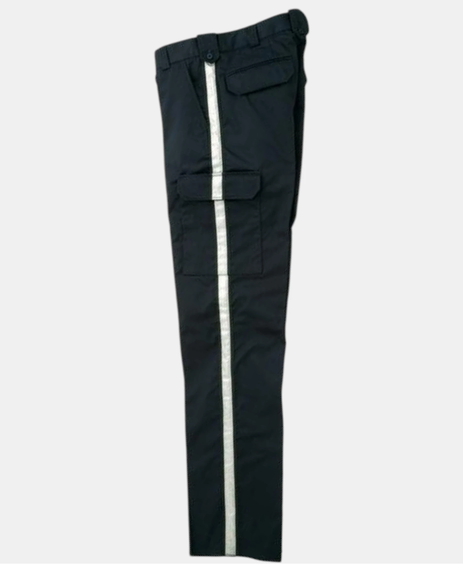 OPUS CPR185 LAPD Navy Deluxe Cargo Uniform Pants with 1" Silver Vertical Reflective Stripe