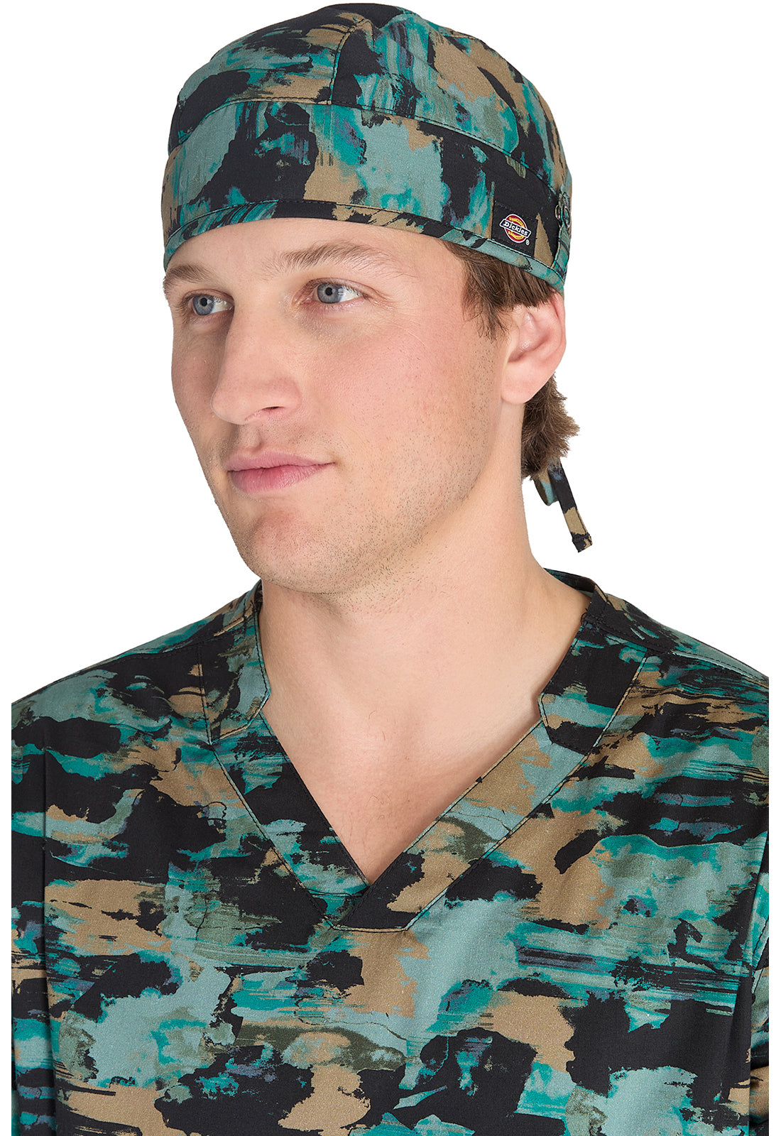 Dickies Unisex Scrub Cap Unisex Scrub Cap Dickies Prints Extreme Camo Bronze  