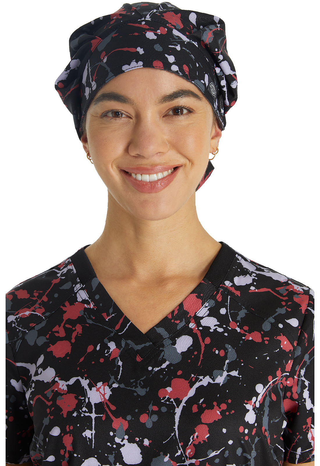 Dixies Unisex Bouffant Scrub Hat Unisex Bouffant Scrub Cap Dickies Drizzle Daze