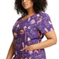 Dickies | V-Neck Holiday Scrub Top Women's Holiday Print Top Dickies Prints Hanging With My Boo XXS 