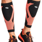 Compression Calf Sleeve 10-15 mmHg Compression Socks Cherokee Infinity Footwear Vivid Orange Regular