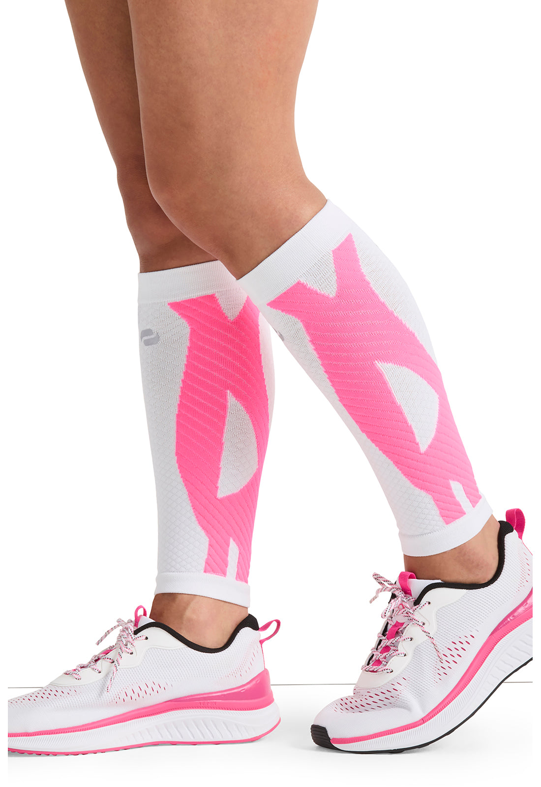 White Shocking Pink - Compression Calf Sleeve Compression Calf Sleeve Cherokee Legwear
