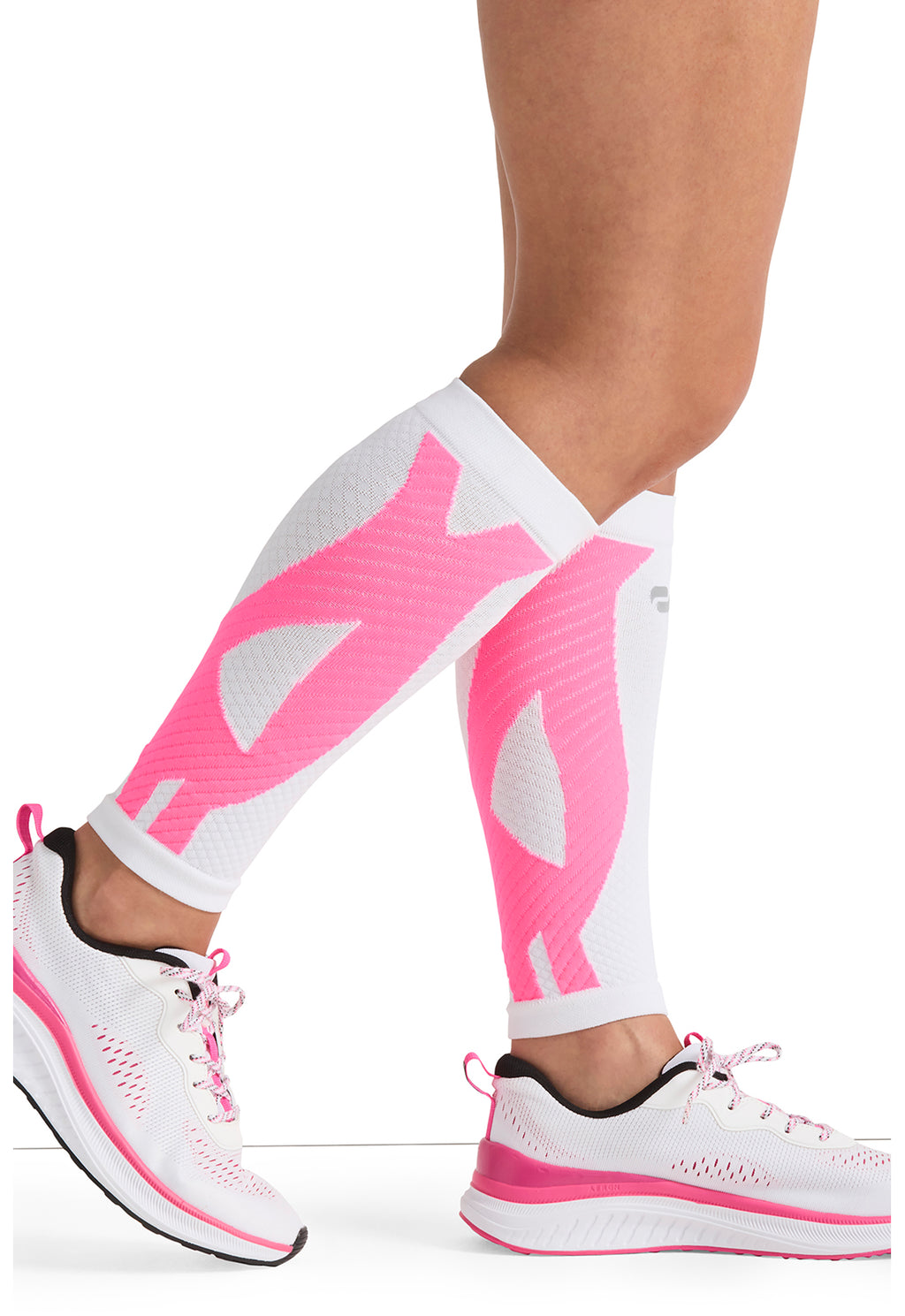 White Shocking Pink - Compression Calf Sleeve Compression Calf Sleeve Cherokee Legwear