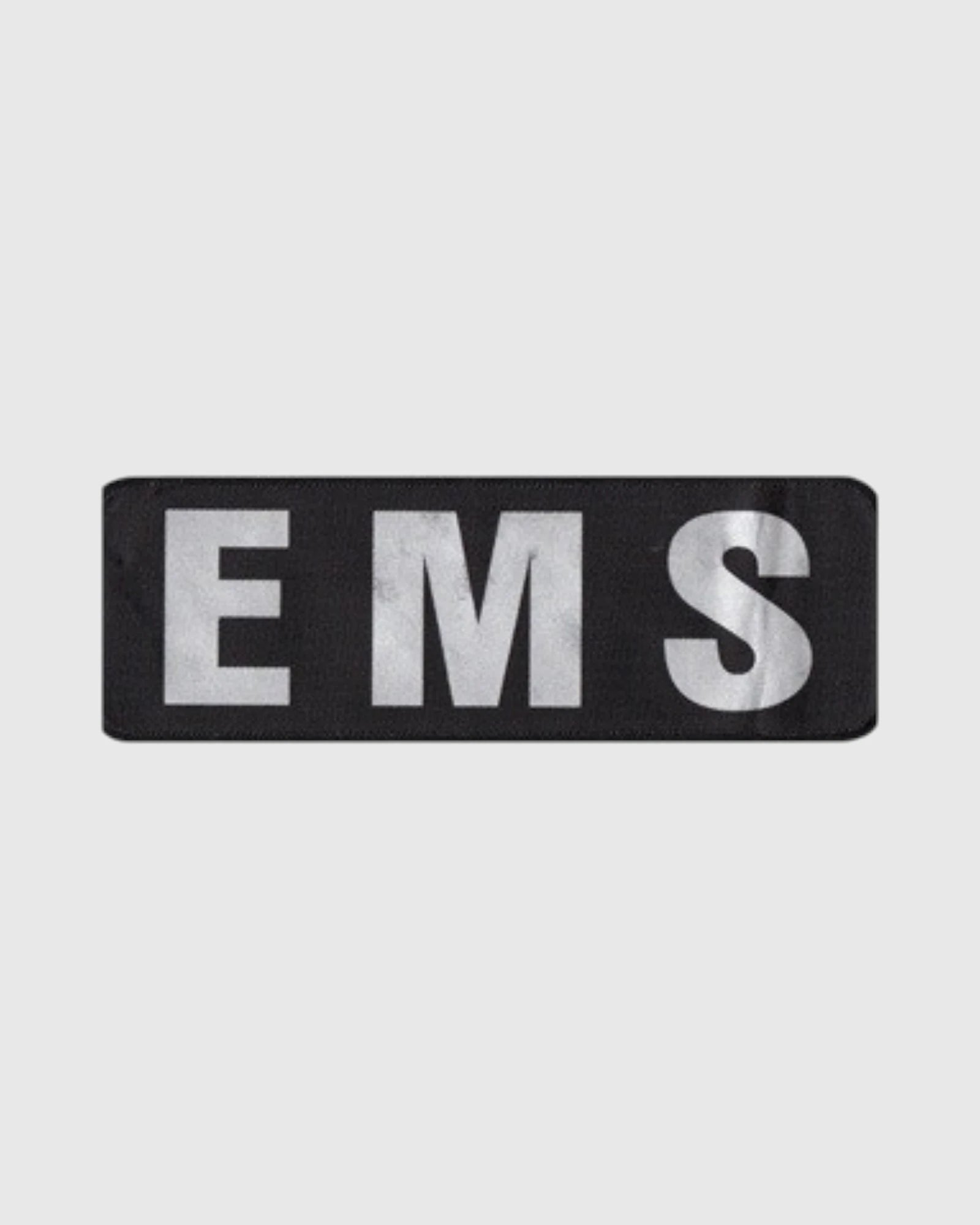 EMS Black and Silver Reflective Patch