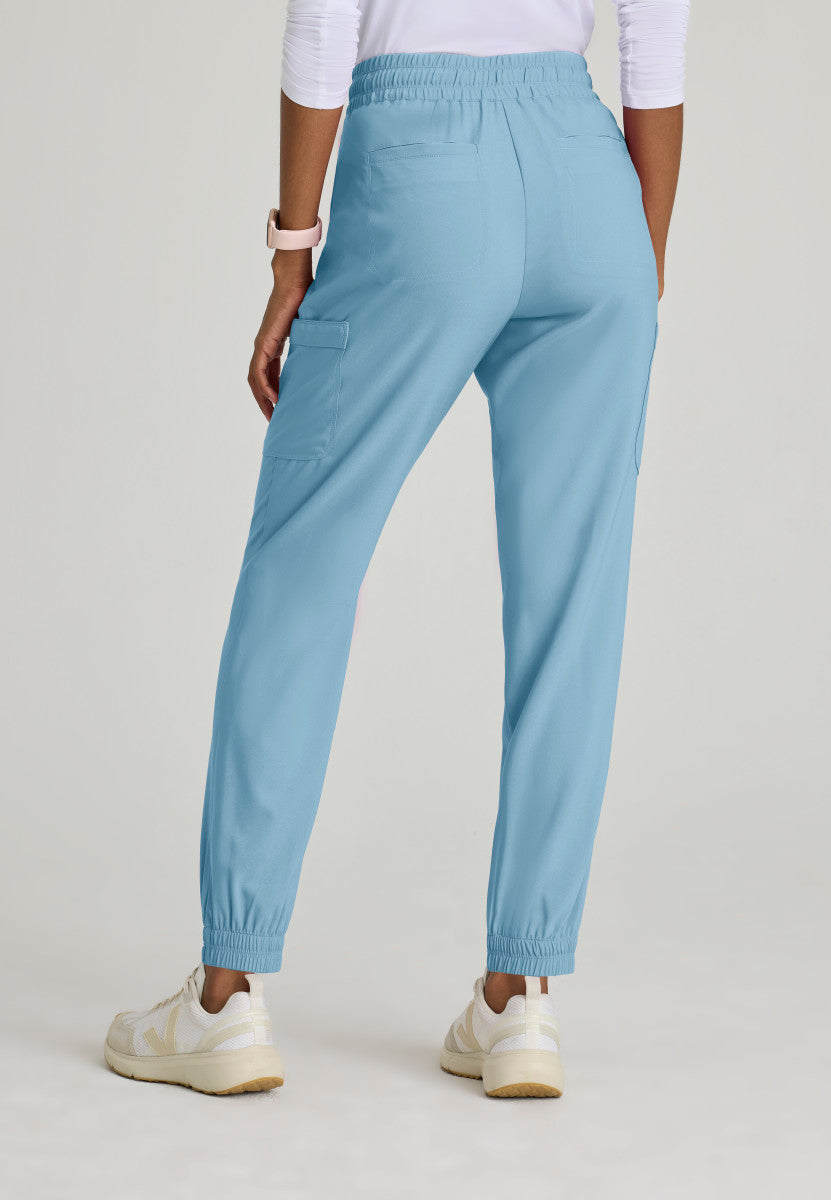 Terra 6-Pocket Mid-Rise Jogger Scrub Pant Women's Scrub Jogger Grey's Anatomy Evolve