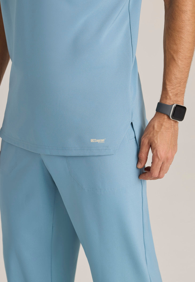 Journey 1-Pocket Scrub Top Men's Scrub Top Grey's Anatomy Evolve