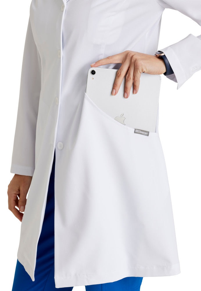Penelope 35" White Lab Coat Women's Lab Coat Grey's Anatomy Signature