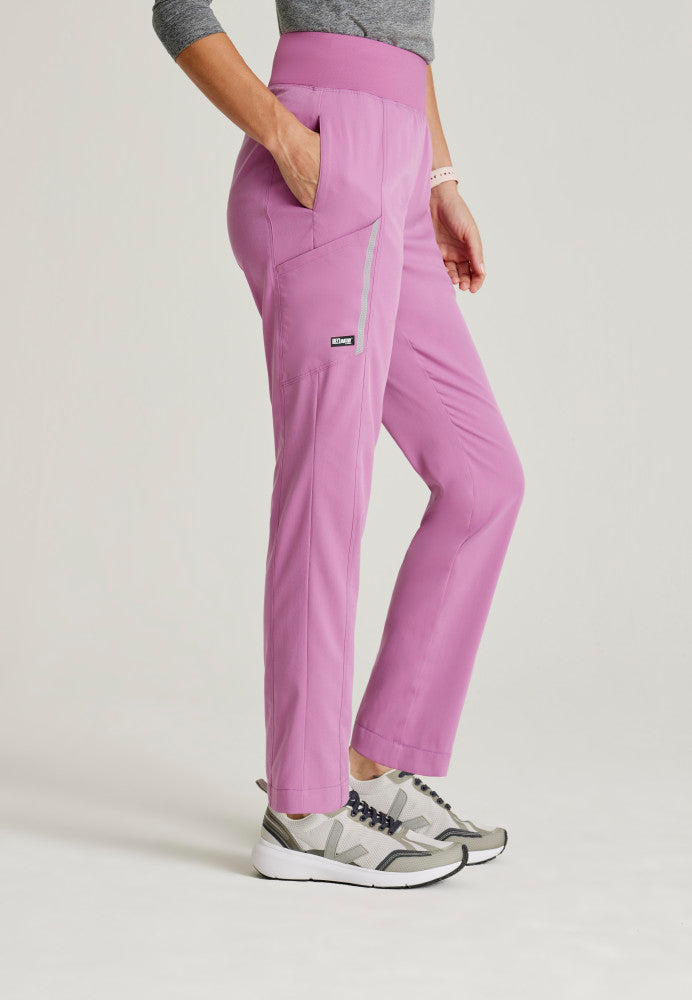 Grey's Anatomy Range Pant - Yoga Waistband Tapered Leg Scrub Pant Women's Scrub Pant Grey's Anatomy Impact   