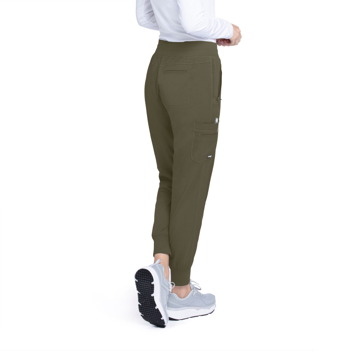 Petite Eden 5-Pocket Mid-Rise Jogger Scrub Pant Women's Petite Scrub Jogger Grey's Anatomy