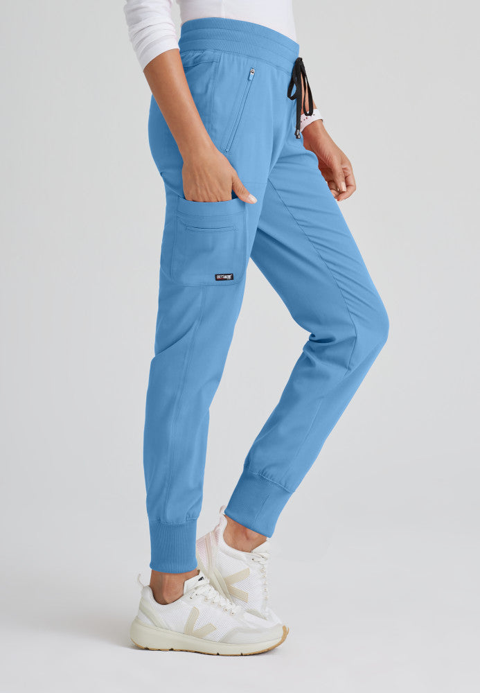 Grey's Anatomy Eden Pant - 5 Pocket Scrub Jogger Women's Scrub Jogger Grey's Anatomy Spandex Stretch   