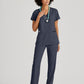 Grey's Anatomy - Kim 3 Pocket Scrub Top Women's Scrub Top Grey's Anatomy Spandex Stretch   