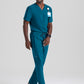 Grey's Anatomy Murphy Top - Men's Chest Pocket V-Neck Scrub Top Men's Scrub Top Grey's Anatomy Spandex Stretch   