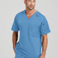 Grey's Anatomy | Murphy 2-Pocket V-Neck Men's Scrub Top Men's Scrub Top Grey's Anatomy Ceil Blue XS 