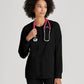 Gianna 5-Pocket Crewneck Scrub Jacket Women's Scrub Jacket Grey's Anatomy Black XXS