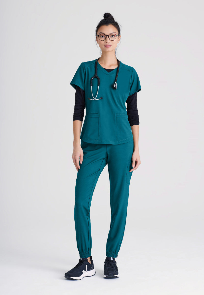 Rhythm Scrub Top | Sudbury Campus Women's Scrub Top Grey's Anatomy Evolve   