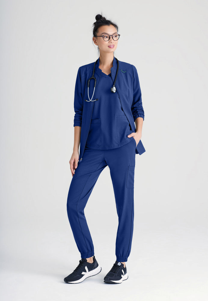 Grey's Anatomy Evolve - Virtue Warm Up Scrub Jacket Women's Warm Up Jacket Grey's Anatomy Evolve   