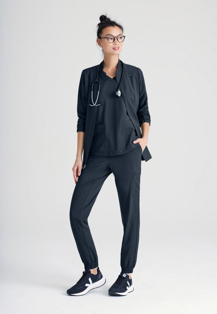 Grey's Anatomy Evolve - Virtue Warm Up Scrub Jacket Women's Warm Up Jacket Grey's Anatomy Evolve   