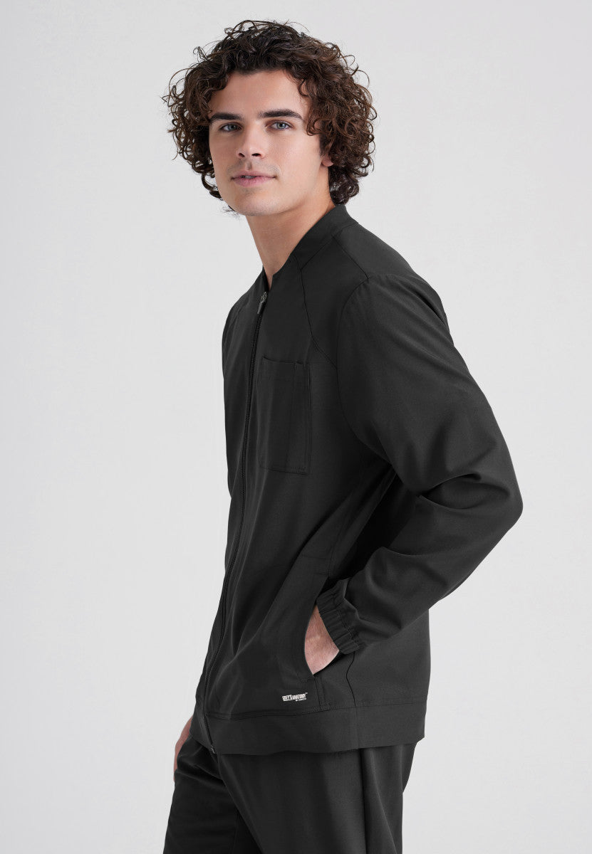 Cycle 3-Pocket Stand-Up Collar Men's Scrub Jacket Men's Scrub Jacket Grey's Anatomy Evolve