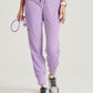 Grey's Anatomy - Eden Scrub Jogger in Seasonal Colors Women's Scrub Jogger Grey's Anatomy Spandex Stretch Purple Fresia XXS 