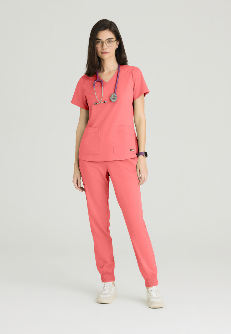 Emma 4-Pocket Scrub Top