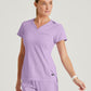 Grey's Anatomy - Capri Tuck In Scrub Top Women's Scrub Top Grey's Anatomy Spandex Stretch Purple Fresia XXS 