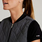 Grey's Anatomy - Cristina Quilted Scrub Vest Women's Scrub Vest Grey's Anatomy Spandex Stretch   