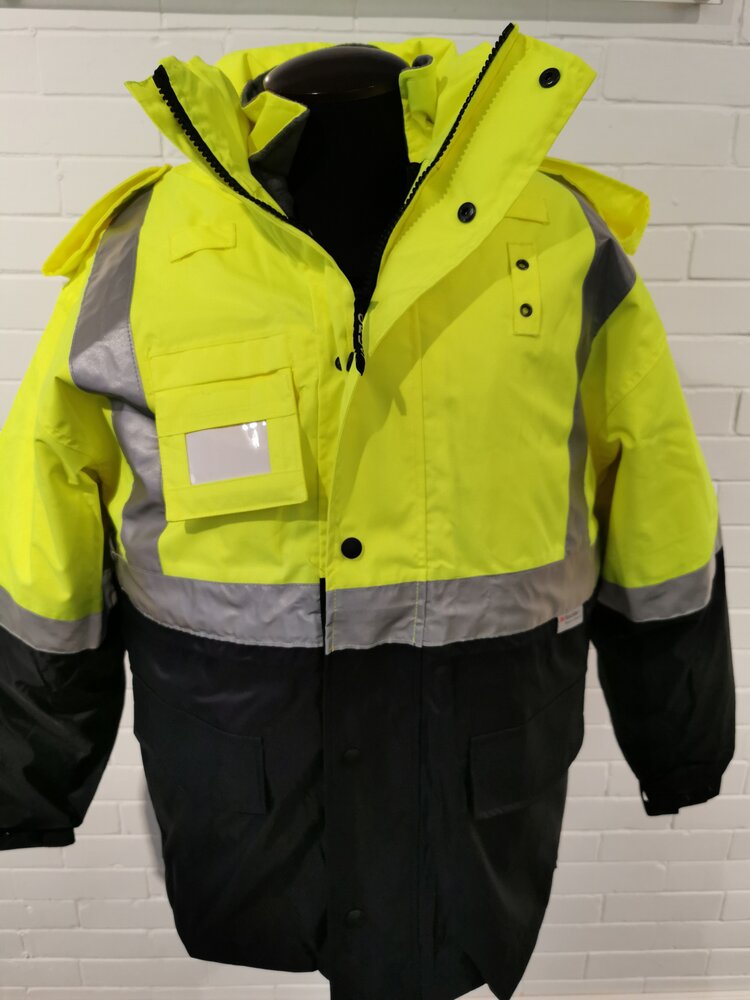 CTS 3-IN-1 Safety Reversible Jacket with Inner Fleece High Visibility Jacket Lasalle Uniform
