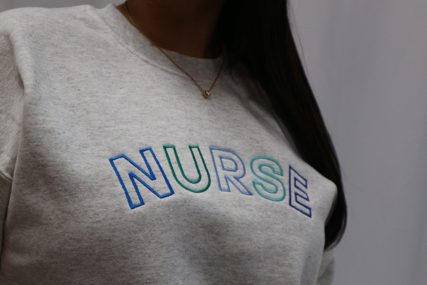 NURSE Crewneck Sweatshirt Crewneck Sweatshirt Lasalle Uniform   