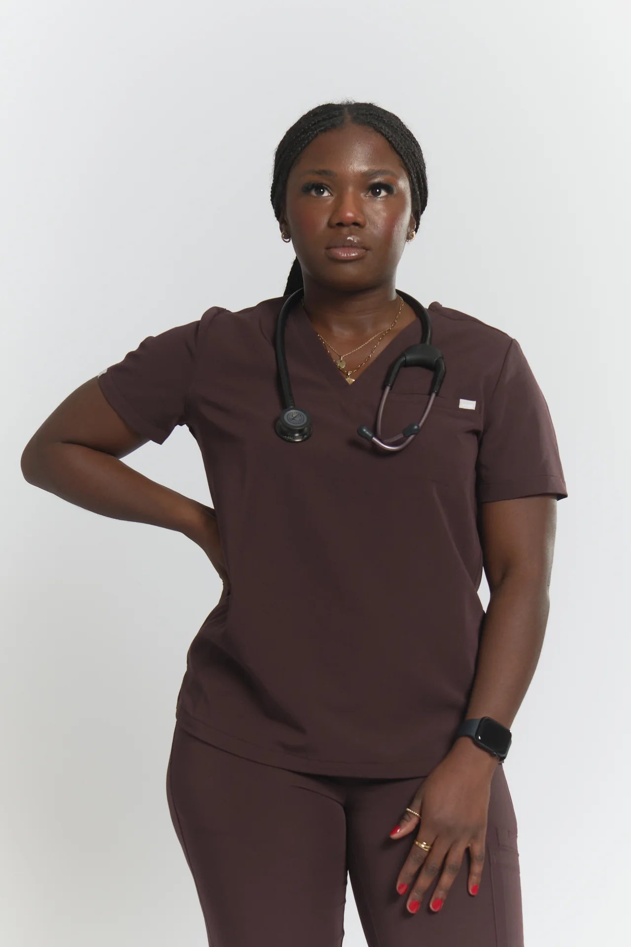Olivia Tuck-In Scrub Top