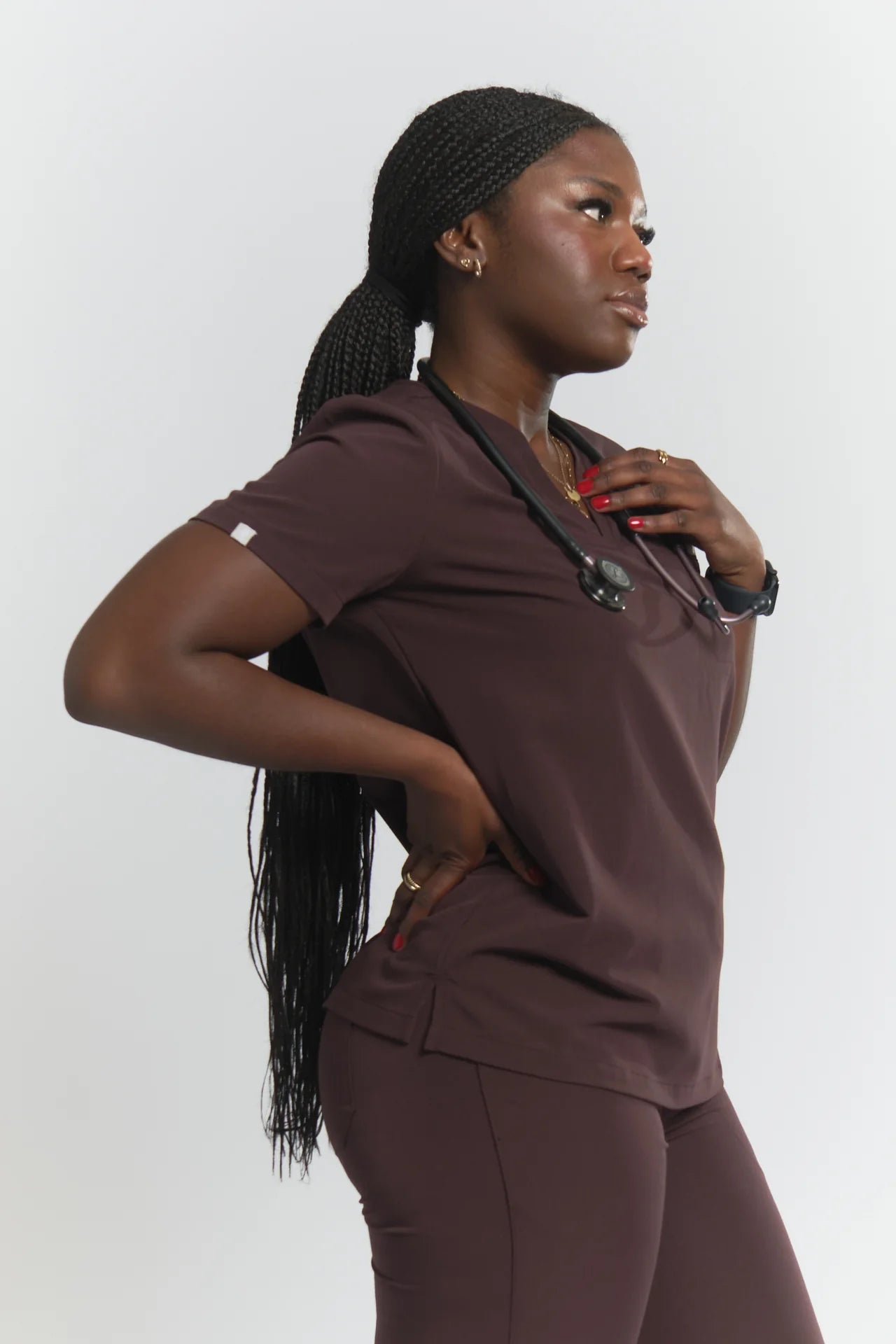 Olivia Tuck-In Scrub Top