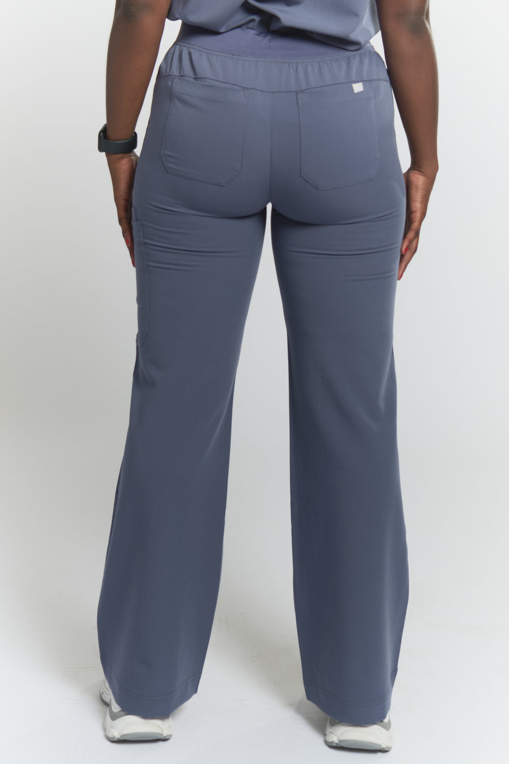 ACE High-Waisted Wide Leg Scrub Pants