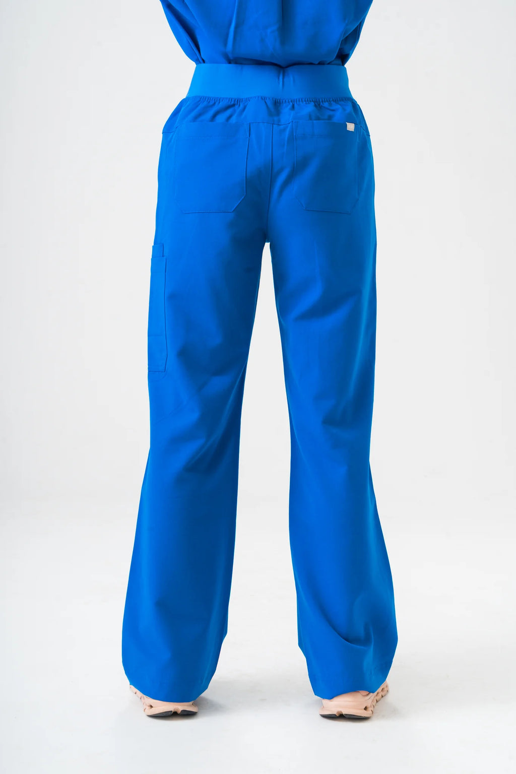 ACE High-Waisted Wide Leg Scrub Pants