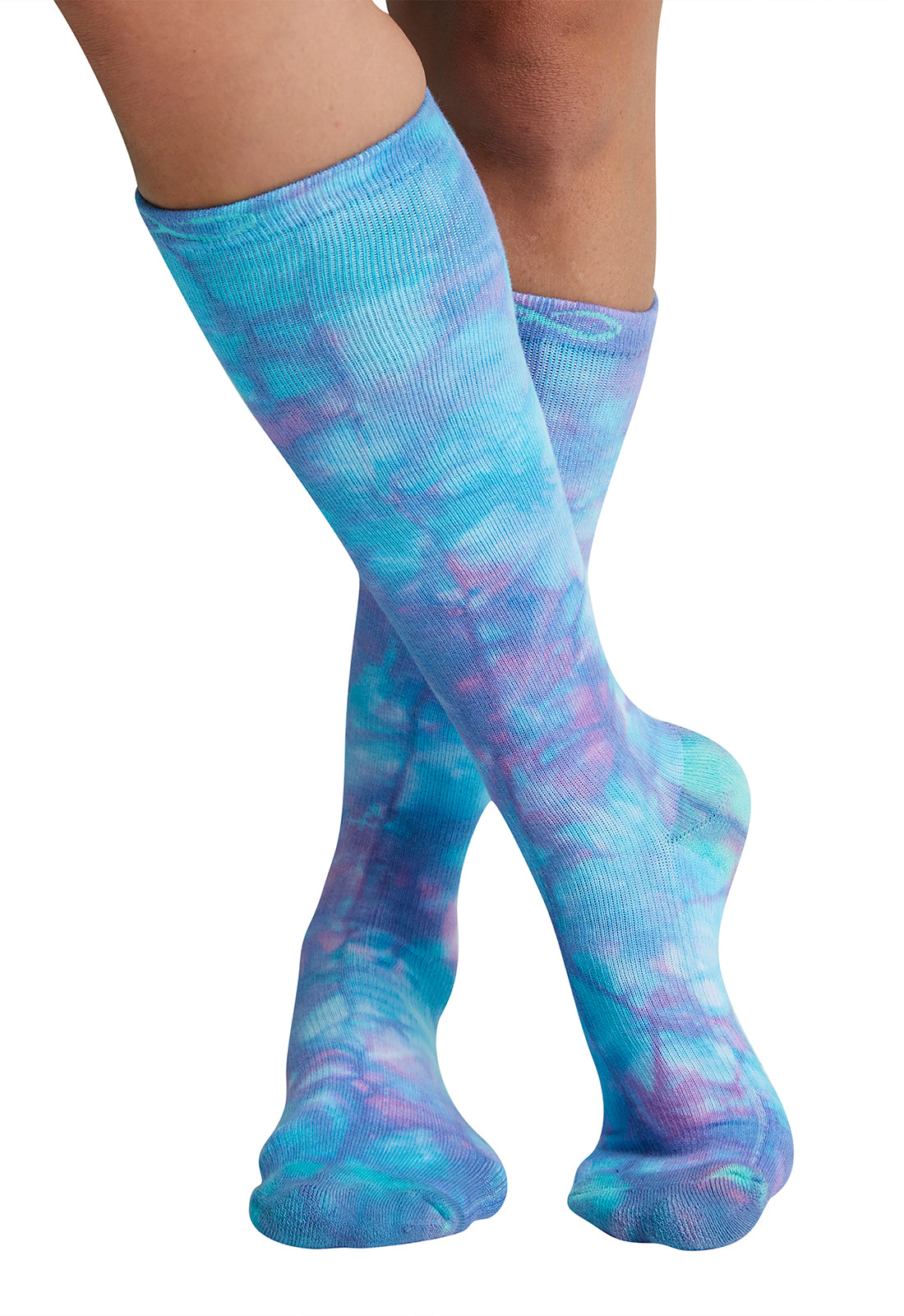 Cherokee Infinity - Knee High Compression Socks 15-20 mmHg Women's Compression Socks Cherokee Legwear Tie Dye Twist  
