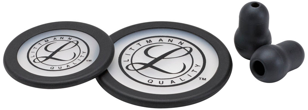 Littmann Spare Parts Kit - Classic III And Cardiology IV Stethoscope Parts Littmann 3M Black  