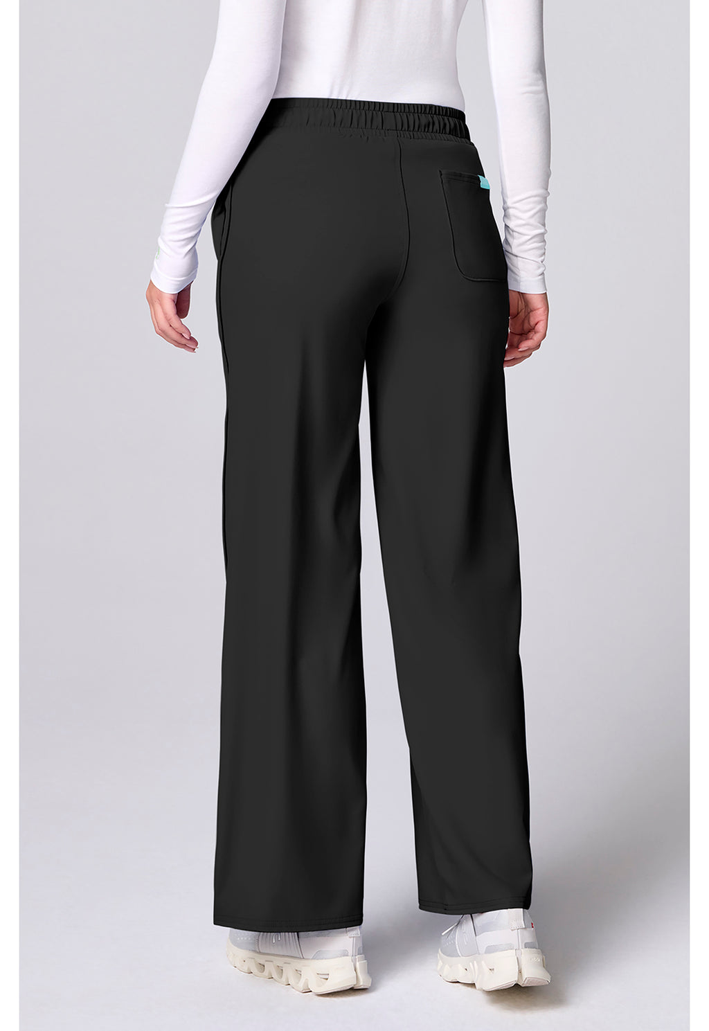 Insight Wide Leg Pintuck Scrub Pant