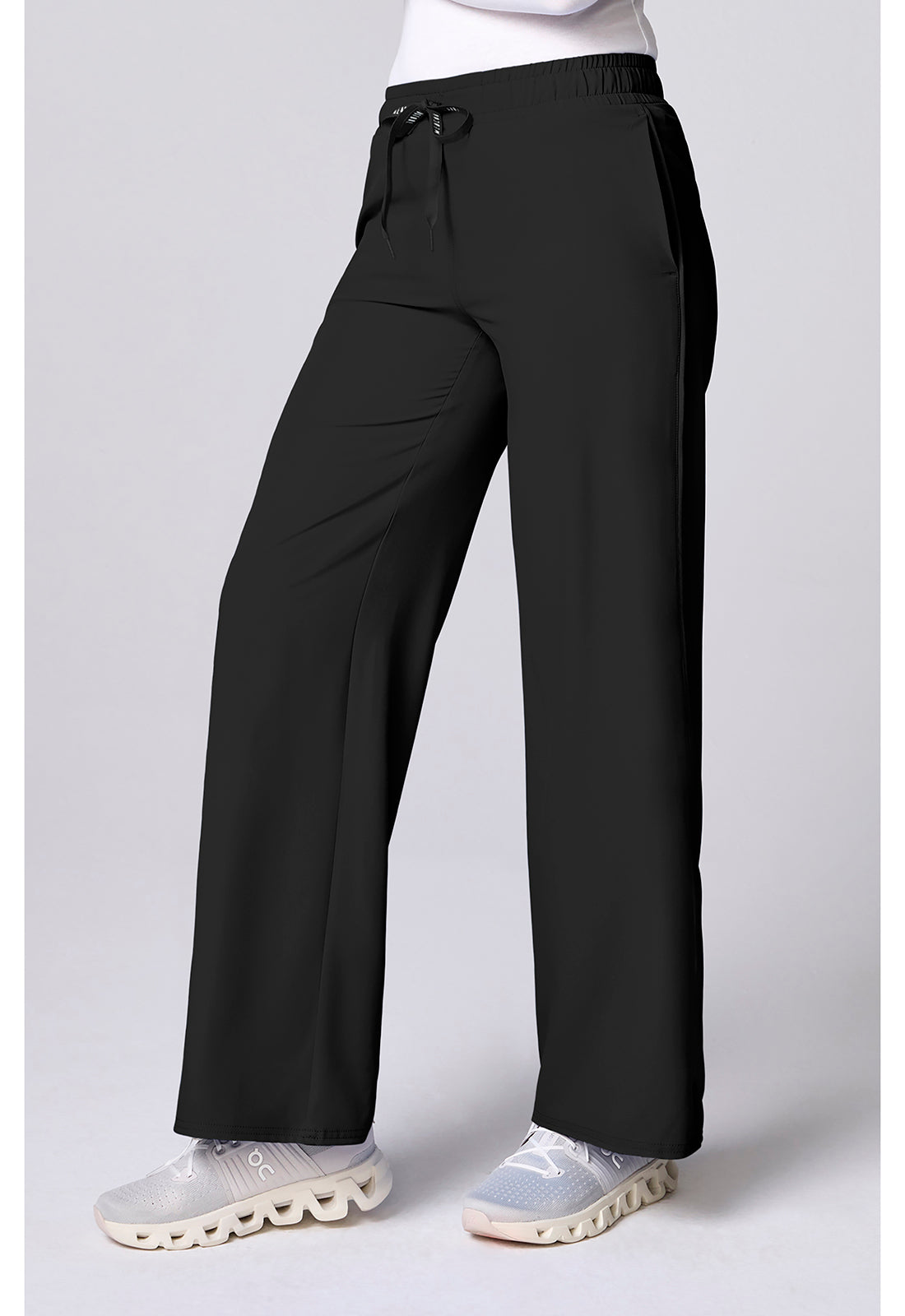 Insight Wide Leg Pintuck Scrub Pant